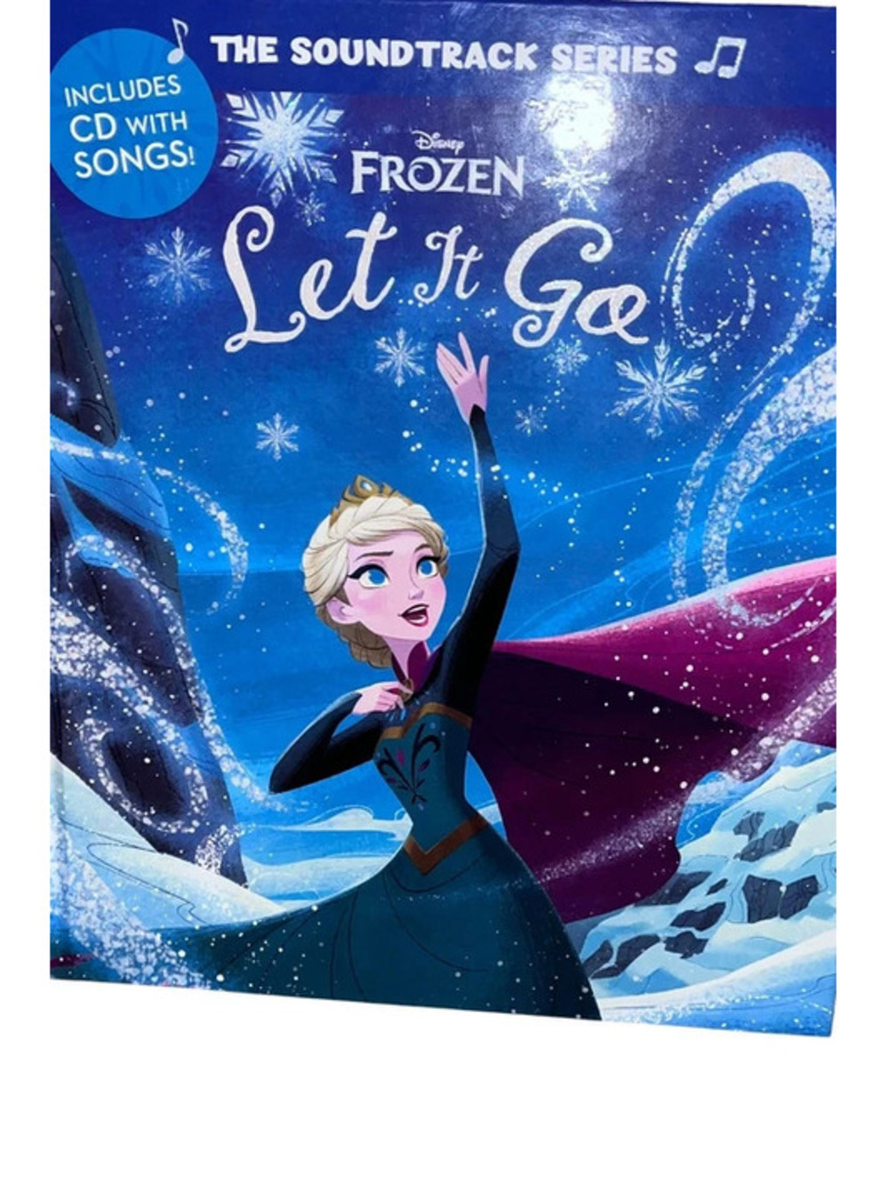 Disney Frozen Let It Go Hardcover Book w/ CD Elsa Soundtrack Series